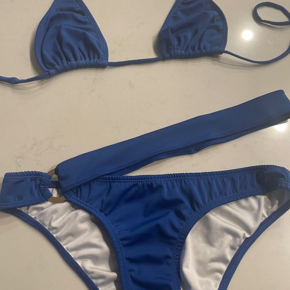 Royal Blue 2 Piece Bikini (High Quality) - Picture 3 of 12